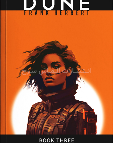 تصویر جلد کتاب "Dune - Book three" - "تلماسه" اثر فرانک هربرت جلد سوم زبان اصلی نشر الماس سرخ