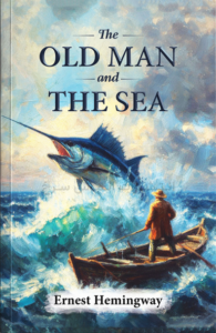 تصویر جلد کتاب "The Old Man And The Sea" - "پیرمرد و دریا" اثر ارنست همینگوی زبان اصلی نشر الماس سرخ