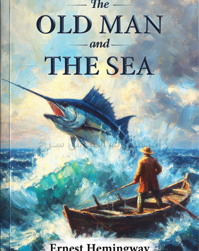 تصویر جلد کتاب "The Old Man And The Sea" - "پیرمرد و دریا" اثر ارنست همینگوی زبان اصلی نشر الماس سرخ