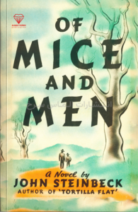 تصویر جلد کتاب "Of Mice And Men" - "موش ها و آدم ها" اثر جان استاین‌بک زبان اصلی نشر الماس سرخ