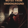تصویر جلد کتاب "Notes From Underground" - "یادداشت های زیرزمینی" اثر فیودور داستایفسکی زبان اصلی نشر الماس سرخ